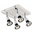 Plafonnier LED carré blanc/noir/chrome/acier brossé 4xGU10 5W