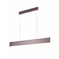 Hanging lamp above dining table LED sleek brown, white, black 26W
