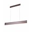 Hanging lamp above dining table LED sleek brown, white, black 26W