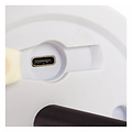 Lucide TYON – Wiederaufladbare Tischleuchte für Innen/Außen – Akku/Batterie – Ø 15 cm – LED-Dimmung. - IP65 - Mattgold / Messing