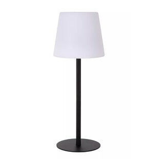 Lucide TYON – Wiederaufladbare Tischleuchte für Innen/Außen – Akku/Batterie – LED dimmbar. - IP65 - Schwarz