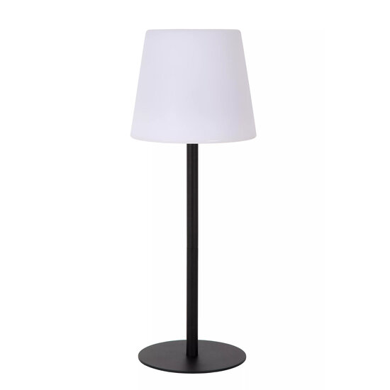 Kyar - Schwarze wiederaufladbare Tischlampe für den Innen- und AußenbereichLucide TYON - Wiederaufladbare Tischlampe für den Innen- und Außenbereich - Akku/Batterie - LED Dim. - IP65 - Schwarz - Akku/Batterie - LED Dim. - IP65