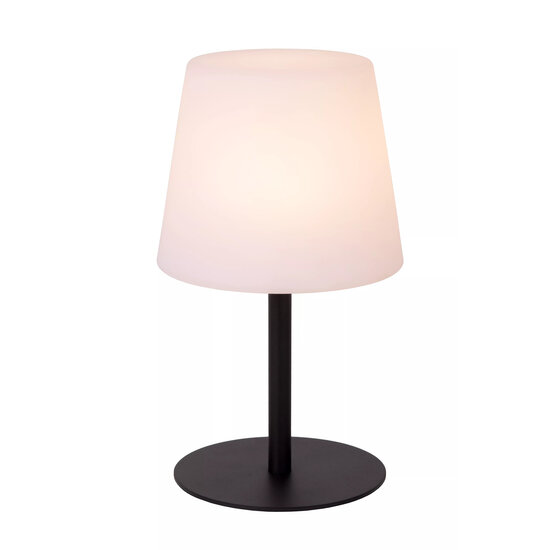 Kyar - Schwarze wiederaufladbare Tischlampe für den Innen- und AußenbereichLucide TYON - Wiederaufladbare Tischlampe für den Innen- und Außenbereich - Akku/Batterie - LED Dim. - IP65 - Schwarz - Akku/Batterie - LED Dim. - IP65