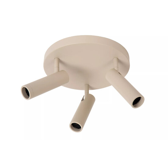 Lucide GRADO - Deckenstrahler - Ø 25 cm - 3xGU10 (MR11) - Taupe