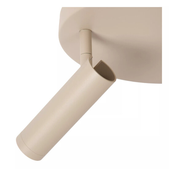LUCIDE Lucide GRADO - Foco de techo - Ø 25 cm - 3xGU10 (MR11) - Gris topo