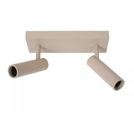 Lucide GRADO - Foco de techo - 2xGU10 (MR11) - Gris pardo