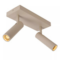 LUCIDE Lucide GRADO - Spot de plafond - 2xGU10 (MR11) - Taupe