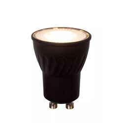 Lucide MR11 - Lampe LED - Ø 3,5 cm - LED Dim. - GU10 - 1x3,8W 2700K - Noir