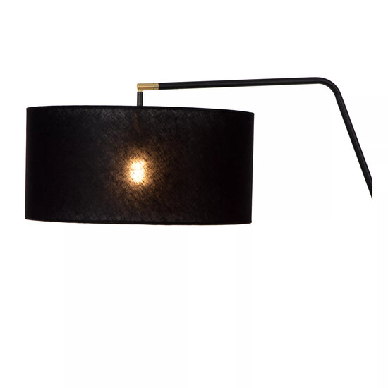 LUCIDE Lucide KELSO - Lámpara de pie - 1xE27 - Negro