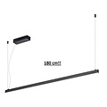 GURI LED-Pendelleuchte 40W 3000K 1800mm schwarz dimmbar (3m Kabel inkl.)