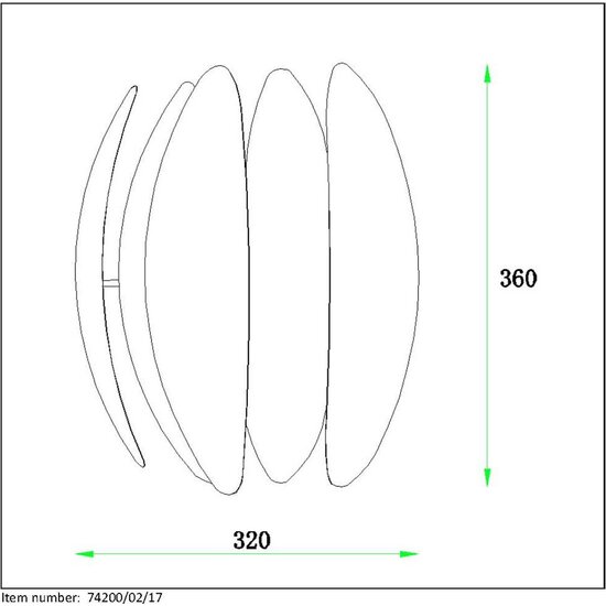 Lucide VIVANA Wall Lamp Copper-coloured, 2-light