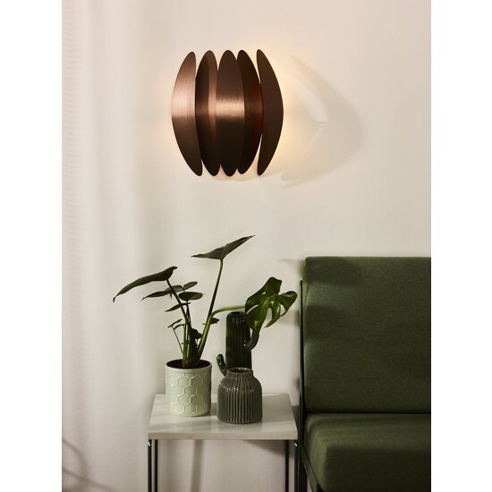 Lucide VIVANA Muurlamp Koperkleurig, 2-lichts
