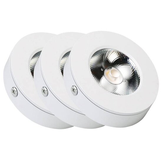 Romeo LED ultraplano 5 W negro, blanco u oro 75mm