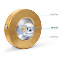 Plafonnier Romeo ultra plat 30mm 15 W noir, blanc ou or 125mm 10 ou plus