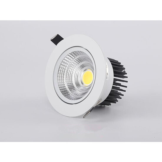 Cheap black recessed spotlight 15W 138 mm (cut size 120 to 130 mm) dimmable