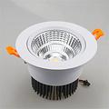 Cheap black recessed spotlight 15W 138 mm (cut size 120 to 130 mm) dimmable