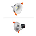 Spot encastrable blanc Franco (20 et plus) GU10 sans lampe fixe