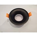 Franco black recessed spotlight (20 and more)GU10 without fixed lamp