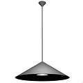 Fantasia Suspension Fantasia Mirago E27 Ø750mm, forme coupole gris/noir, ampoule non incluse