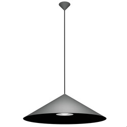 MIRAGO 1xE27 Pendelleuchte Ø750mm grau / schwarz
