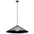 MIRAGO 1xE27 Pendant Ø750mm grey / black