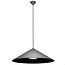 Fantasia Fantasia Mirago E27 pendant light Ø750mm, dome-shaped in grey/black, bulb not included