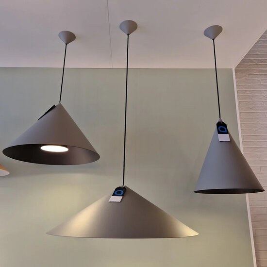 MIRAGO 1xE27 Pendant Ø750mm grey / black