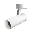 Fantasia Fantasia Xandar richtbare LED-spot, 10W geïntegreerde LED, 2700K warm wit licht, 36° stralingshoek, aluminium wit