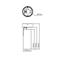 XANDAR LED 10W 2700K 36° spot wit