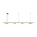 Fantasia Fantasia ISE pendant light 10x GU10 excl. bulb, 1800mm wide, brushed gold and black