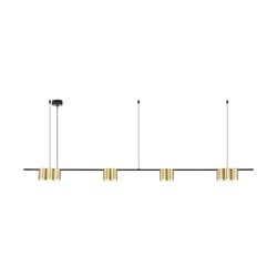 Fantasia ISE pendant light 10-way brushed gold black
