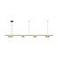 Fantasia Fantasia ISE pendant light 10x GU10 excl. bulb, 1800mm wide, brushed gold and black