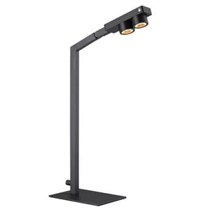 JUTAI lámpara de mesa LED 9,4W regulable, orientable, negro