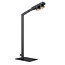 Fantasia Fantasia JUTAI Tischleuchte LED 9,4W schwarz, Fuß Aluminium, 2700K warmweiß, dimmbar, schwenkbarer Schirm