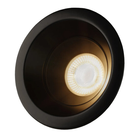 Fantasia Fantasia Deep Deco verstellbarer Strahler mit LED Modul 8W, 2700K, 831 Lumen, dimmbar, schwarz, Ø75 x H50 mm