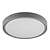 Plafón QIJO redondo gris SMD LED 3100 Lm 24W IP65