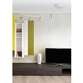 Ceiling lamp LED modern white/black/chrome/brushed steel 4xGU10 5W