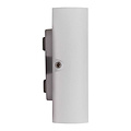 Witte brede metalen wandlamp voor buiten IP65 ultra plat 900 lumen