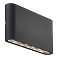 Nordlux nordlux Applique murale extérieure en métal noir IP65 ultra plate 700 lumens - Idéale pour un éclairage extérieur élégant