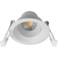 Fantasia Deep Deco adjustable downlight, white, LED 2700K dimmable