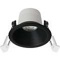 Fantasia Fantasia Deep Deco fixed downlight, ceramic/aluminum, LED 7.5W 831lm 2700K, Ø69mm, black, dimmable