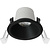 Deep Deco spot fixed + LED Module 7,5W 2700K, zwart, dimbaar