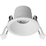 Fantasia Fantasia Deep Deco inbouwspot vast, wit, vaste LED module 7,5W 2700K, dimbaar, Ø69 x 26mm, energieklasse F