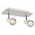 Ceiling lamp LED white/black/chrome/brushed steel 2xGU10 5W 105mm H