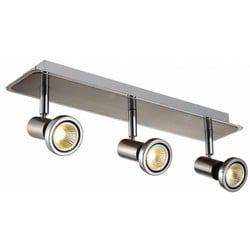 Fantasia Xzibit ceiling lamp black-chrome 3x GU10 LED