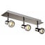 Fantasia Xzibit plafonnier blanc-chrome, 3x GU10 LED 5W inclus, 3000K blanc chaud, orientable