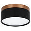 Fantasia RAKU wall/ceiling light Ø158mm, 24W integrated LED 3000K, dimmable, brushed bronze/black