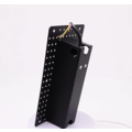 Recessed wall lamp vertical plasterable black or white 3W module