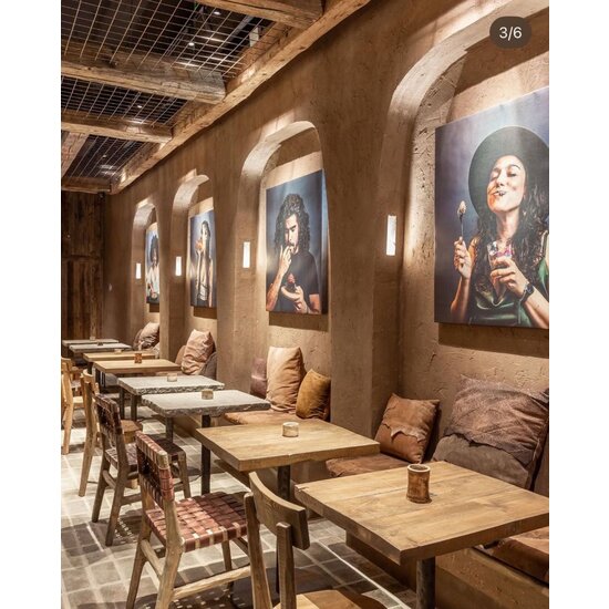 Applique murale encastrée verticale plâtrable noire ou blanche module 3W