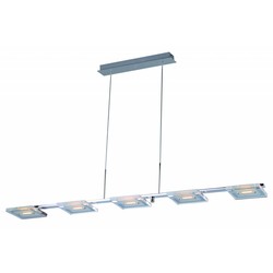 Fantasia Carax lámpara colgante LED cromo regulable 1210mm